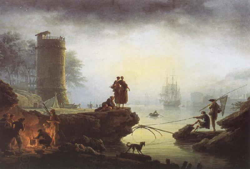 VERNET, Claude-Joseph Morning oil painting picture